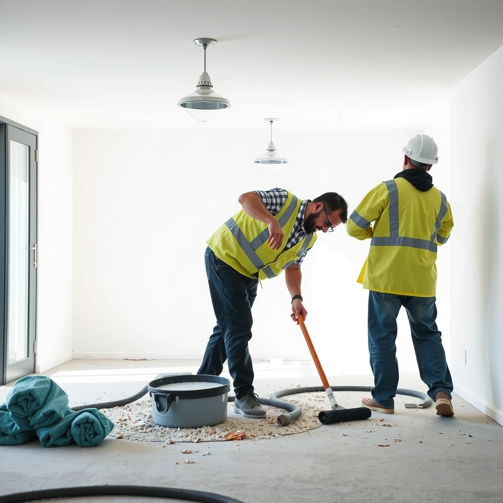 Post-construction cleanup service